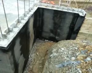 dundee waterproofing retaining wall